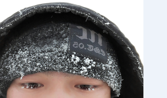 就算冰天雪地，，，，万丈玄冰，，，，他们依旧创立事业
