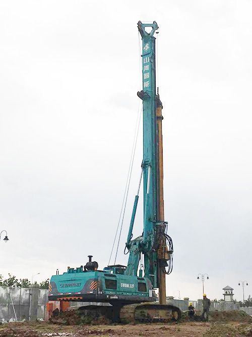 LETOU乐投智能十台旋挖助力沈阳重点工程