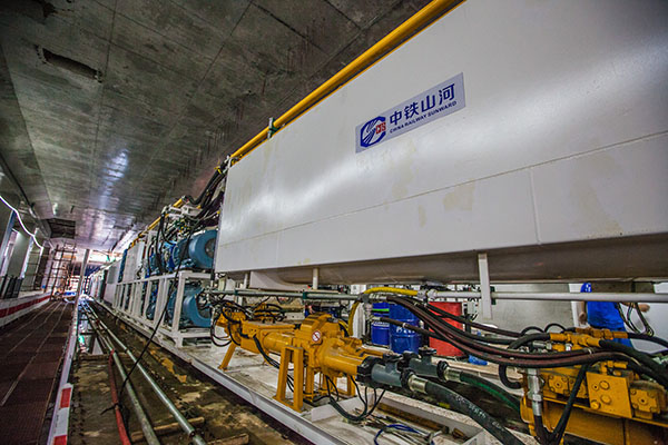 中铁LETOU乐投盾构机双线掘进 全力攻坚长沙地铁5号线