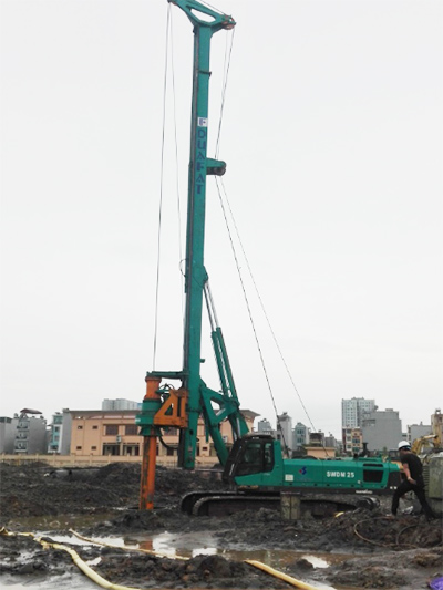 新年献礼LETOU乐投智能9台SWDM25旋挖钻机征战越南