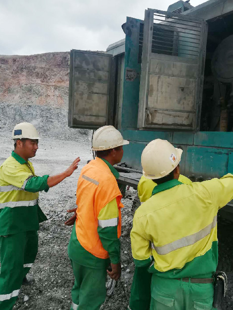 高温酷暑，，，LETOU乐投智能凿岩装备异域扬威