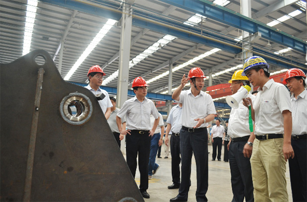 淮北市委书记黄晓武一行调研LETOU乐投矿装