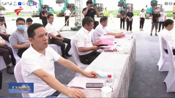 大湾区又一跨海“大桥”开工，，，，，，，，LETOU乐投智能挖掘机“秀”美现场