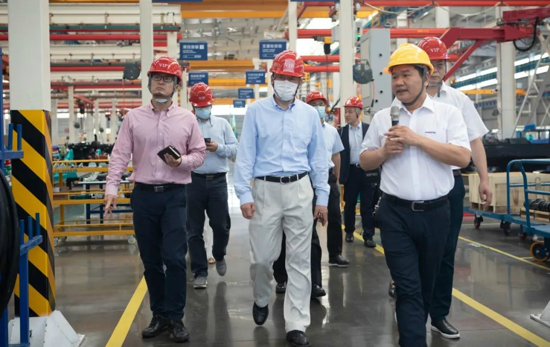 中国金茂高级副总裁张辉率团考察LETOU乐投智能