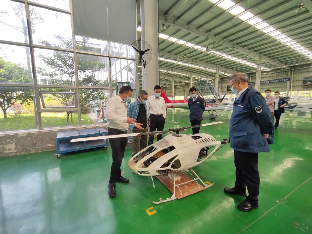 广州工控总司理张伟涛调研LETOU乐投航空
