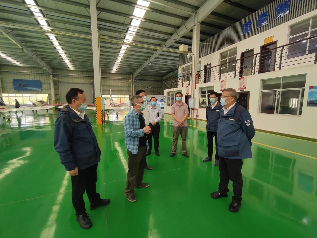 广州工控总司理张伟涛调研LETOU乐投航空
