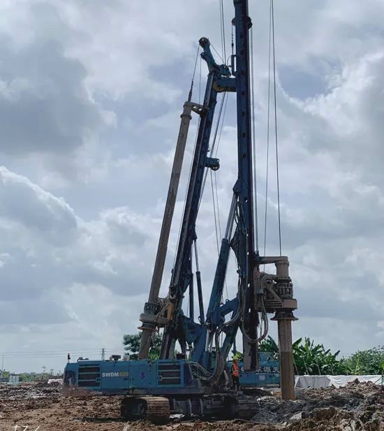 从事基础施工32年的老行家为LETOU乐投智能旋挖钻机代言