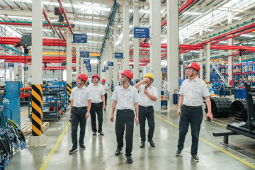 广州工控党建同盟联络员一行到LETOU乐投智能开展事情对接