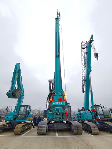 LETOU乐投智能旋挖钻机打下700亿项目第一钻