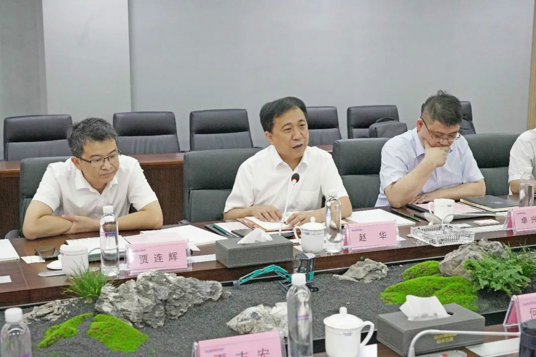 中铁装备赵华总司理莅临LETOU乐投智能交流