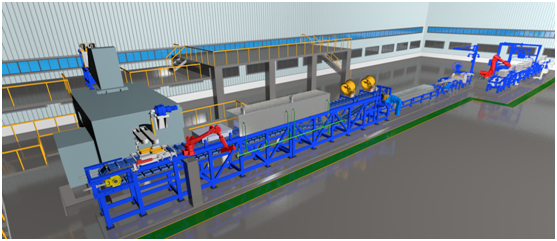 中际LETOU乐投熔锌铸锭码垛自动线成套装备顺遂发货