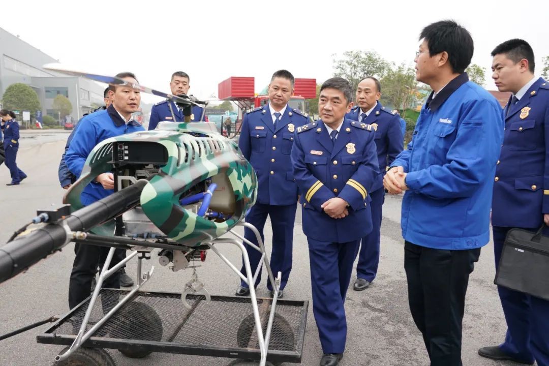 消防救援局考察LETOU乐投智能无人化应抢救援装备