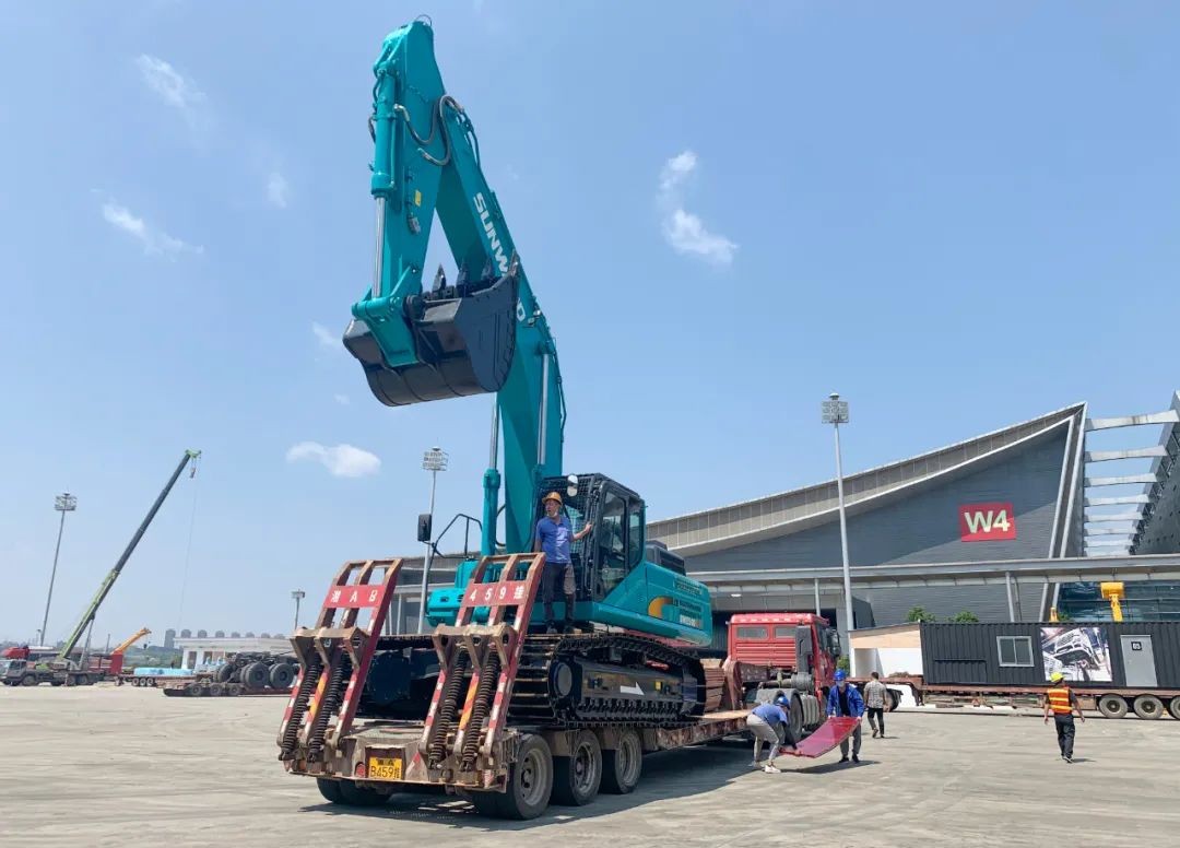 进场布展！2021年长沙国际工程机械展倒计时，，，，LETOU乐投智能展区亮点提前剧透