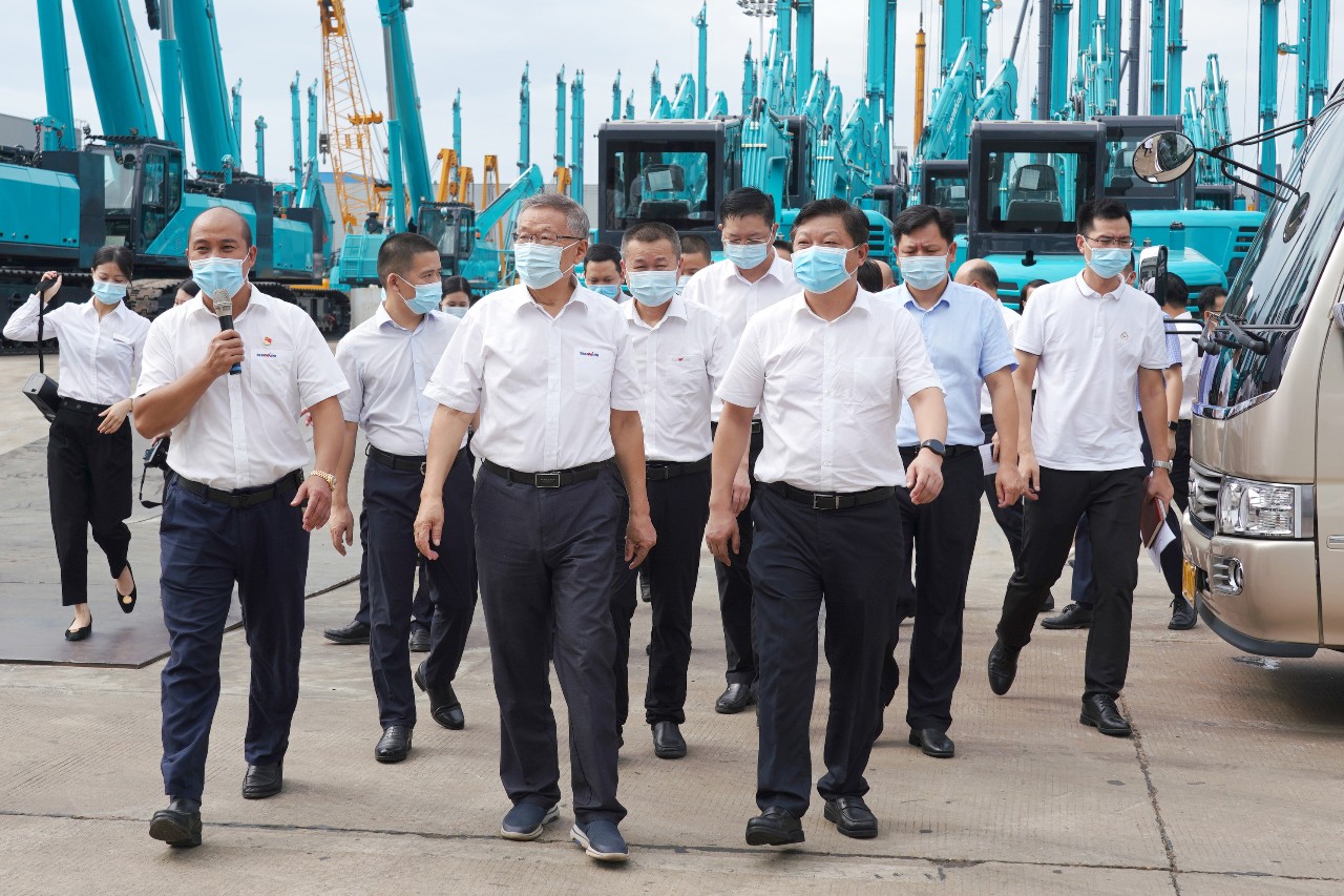 长沙县委书记付旭明调研LETOU乐投智能