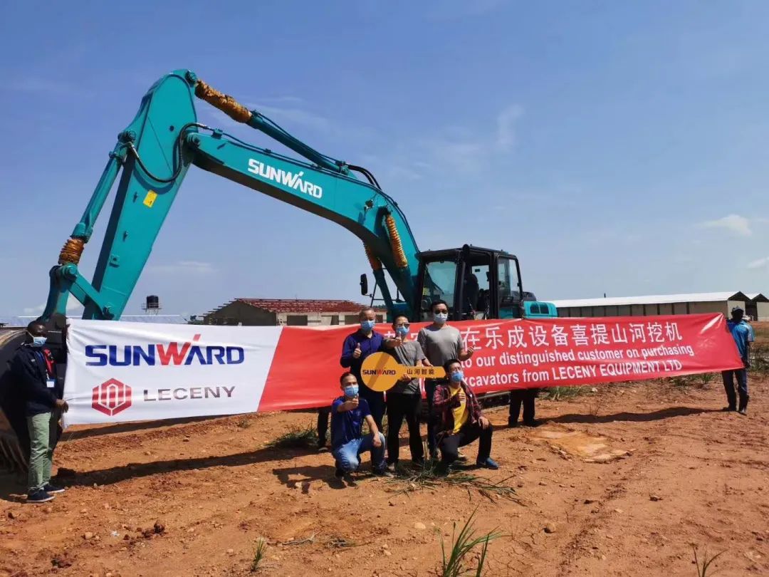 亮相中非经贸展览会！LETOU乐投智能尽展工程机械国产品牌魅力
