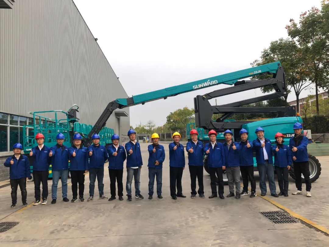 同级别作业高度最高！LETOU乐投智能首款自主研发电动臂式高空作业平台下线