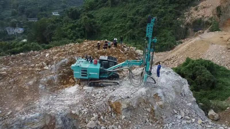 助力绿色矿山建设，，，，LETOU乐投智能“凿岩先锋”SWDH系列顶锤钻机大展身手