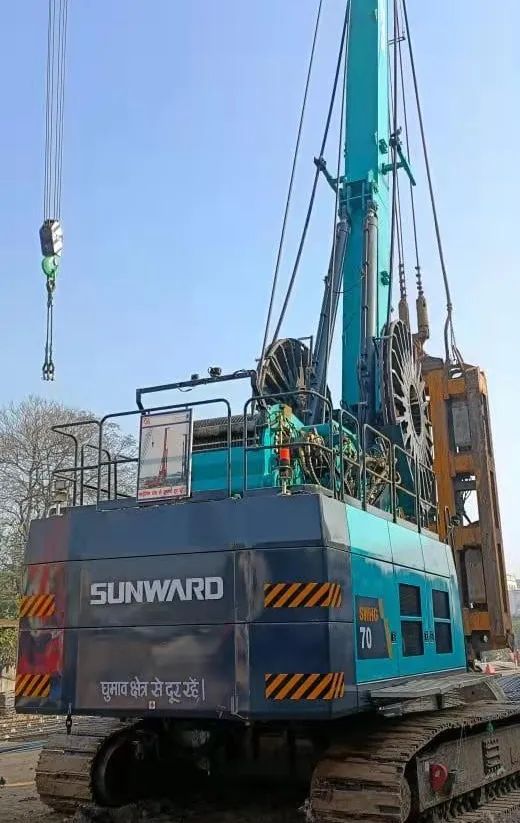 谢谢信！LETOU乐投智能SWHG70液压抓斗助力外洋基础施工获肯定