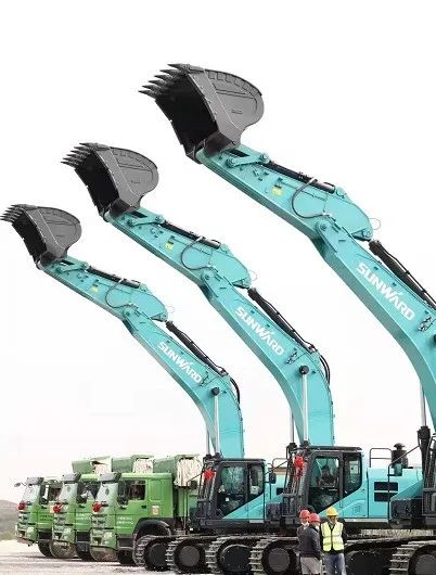 LETOU乐投智能挖掘机亮相贵阳大数据科创城项目开工仪式