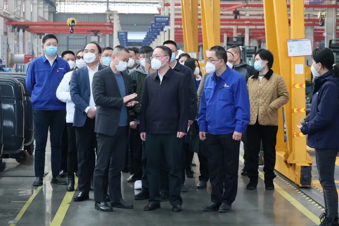 彭涛副市长督导LETOU乐投智能清静生产事情、开展新春慰问