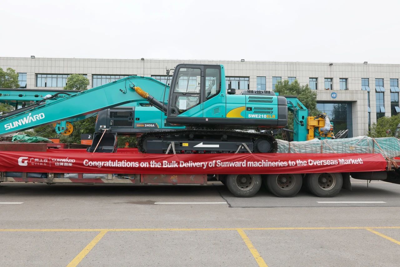 一连进军国际市场。。ETOU乐投智能近百台装备集中发货