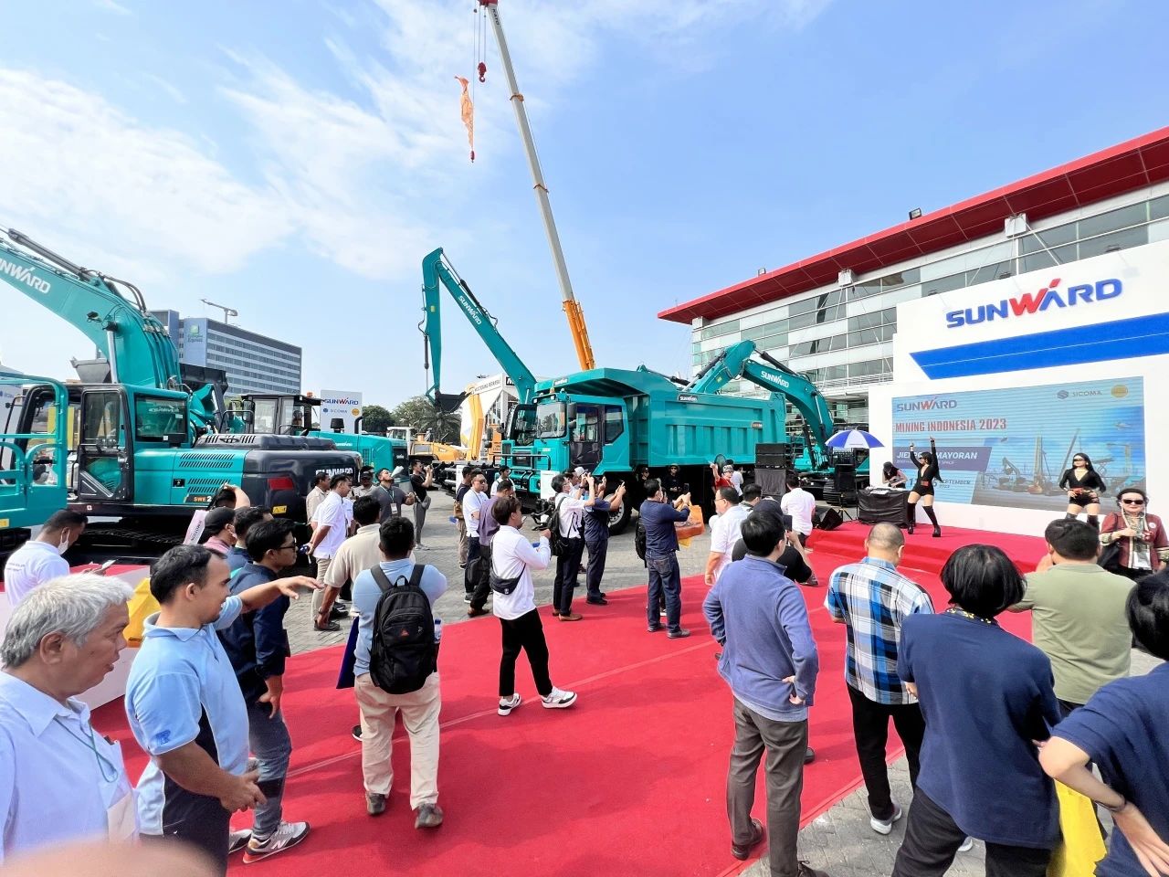 深耕细作，，，，，，，逆势增添！LETOU乐投智能艳服亮相印尼雅加达矿业展