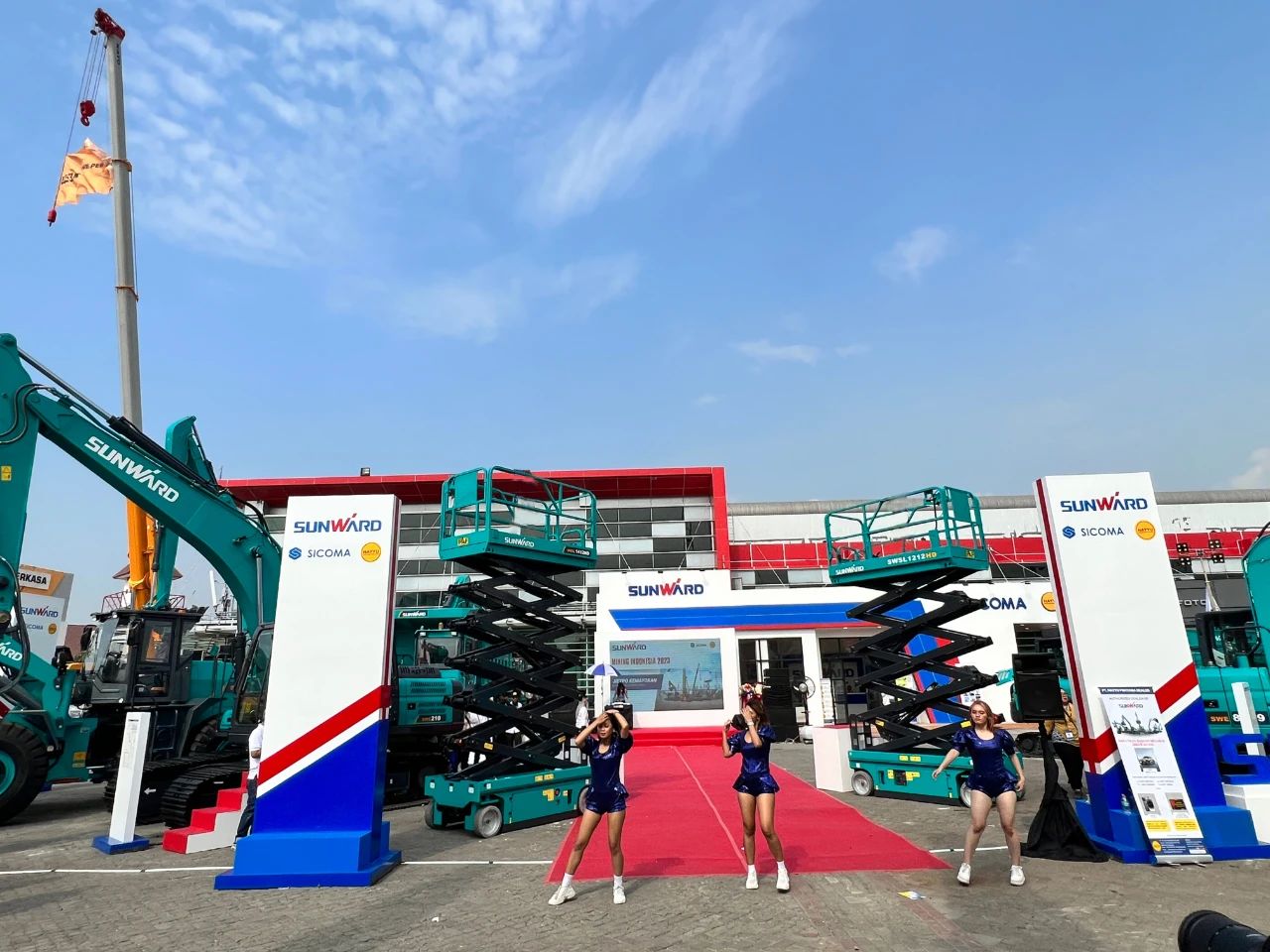 深耕细作，，，，，，，逆势增添！LETOU乐投智能艳服亮相印尼雅加达矿业展