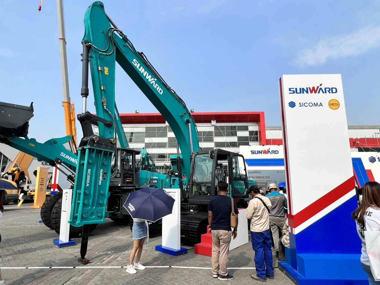 深耕细作，，，，，，，逆势增添！LETOU乐投智能艳服亮相印尼雅加达矿业展