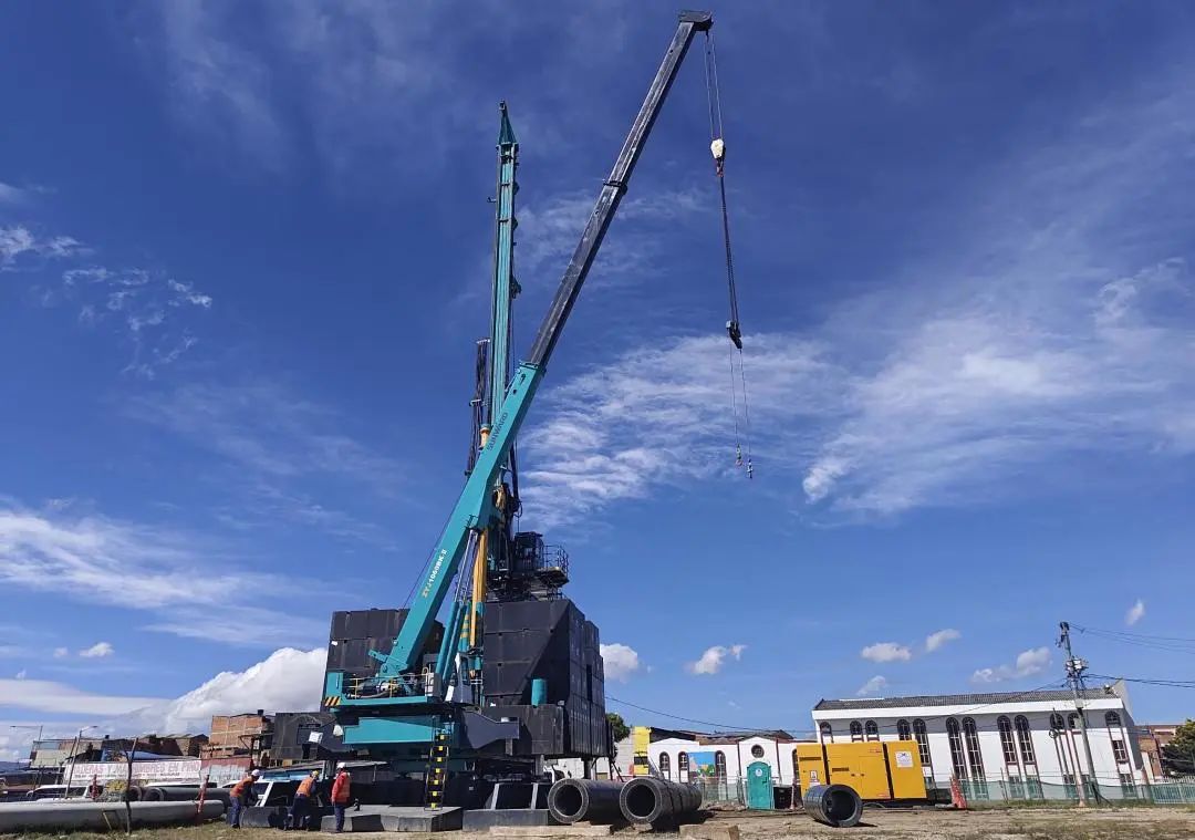 展现“中国制造”硬实力！LETOU乐投智能PDP工法钻机助建波哥大地铁项目