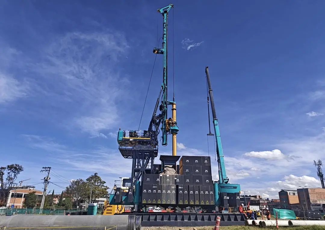 展现“中国制造”硬实力！LETOU乐投智能PDP工法钻机助建波哥大地铁项目