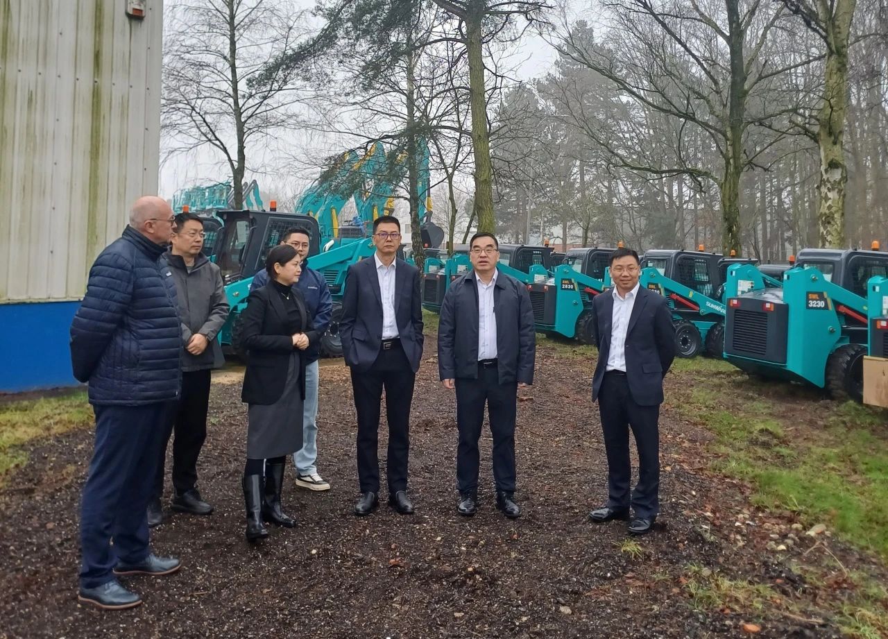 广州工控集团总司理王福铸率队考察LETOU乐投智能欧洲子公司