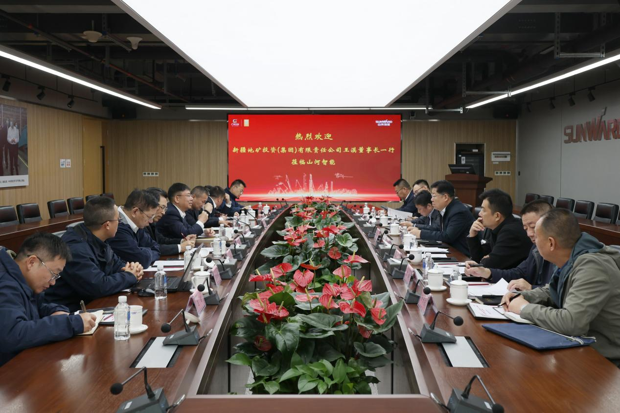 新矿投资集团党委书记、董事长王漠到访LETOU乐投智能
